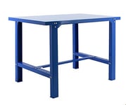 Simon Rack Etabli d’Atelier, Capacité de Charge 600 kg, 830x1200x730 mm, Table de Travail Bricolage, Bleu - BT6