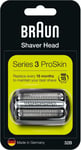 Braun Series 3 Pro Skin 32B Replacement Shaver Head - Black *NEW*