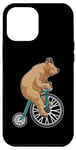 iPhone 15 Pro Max Bear Circus Bicycle Hat Case