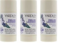 Yardley English Lavender Cologne Stick 20ml x 3