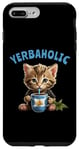 Coque pour iPhone 7 Plus/8 Plus Yerba Mate Cat Herbaholic