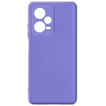 Case for Redmi Note 12 Pro & Poco X5 Pro Semi-rigid Soft-touch Fast Cover Purple