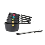 OXO Good Grips – Set de 5 tasses à mesurer – Cup de mesure pour la cuisine - Noir, 8.89 x 12.7 x 24.77 cm