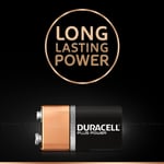 Duracell Power Plus Size Type 9v Alkaline Battery Long Lasting Pack 8 Batteries