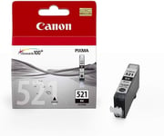 Canon CLI-521BK Black 521 BK 9ml Ink Cartridge, Genuine OEM, Canon Store: £13.99
