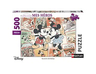 Nathan - Puzzle 500 pièces - Souvenirs de Mickey - Disney - Adultes et enfants dès 12 ans - Puzzle de qualité supérieure - Collection Mes Héros - 87217