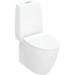 Ifö Spira Art 2.0 toilet, uden skyllekant, rengøringsvenlig, inkl. toiletsæde, hvid