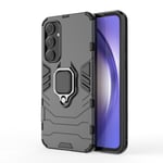 SKALO Samsung A55 5G Armor Hybrid Metallring skal - Svart Svart