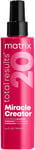 Matrix Miracle Creator 20 heat protection spray for hair types, with 20 benefits