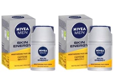 NIVEA MEN Skin Energy Moisturising Face Creme 50 ml-2 Pack