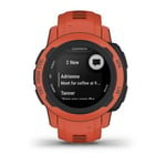 Garmin Instinct 2S - 40 mm - coquelicot - montre de sport avec bande - silicone - taille du poignet : 112-180 mm - monochrome - 32 Mo - Bluetooth, ANT+ - 42 g