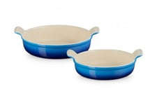 Le Creuset Heritage Runda Ugnsformar 20/24cm, Azure Blue