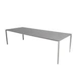 Cane-Line - Pure matbordsunderrede 280X100 cm- Taupe/bordsskiva 280X100 cm- Pure - Basalt - Matbord utomhus - Grå
