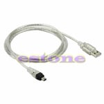 5ft câble adaptateur USB vers Firewire iEEE 1394 4 broches iLink