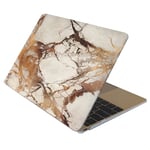Skal för för Macbook Pro 15.4-tum - Marmor vit & guld