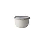 Mepal - Bol multi-usage Cirqula - Nordic white - capacité 2000 ml - couvercle amovible - incassable - étanche – stockage au congélateur, stockage à froid – passe au lave-vaisselle