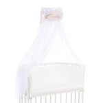 BABYBAY - Ciel de lit coton organique pour berceaux Cododo Babybay - Beige/Doré