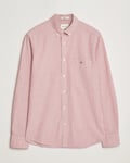 GANT Regular Fit Striped Seersucker Shirt Ruby Red