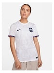 Nike France 2023 Women's Away Stadium Short Sleeved Shirt - White, White, Size Xl, Women