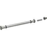 Grimme 24 8521 19 Verona Support de tablette en verre chromé mat (support en verre) Ø 12 mm, longueur 200 mm pour montage mural, support d'étagère en acier