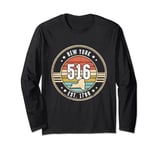 New York Area Code 516 Home State Pride Souvenir Long Sleeve T-Shirt