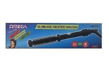 Omega Slimline 13mm Heated Hair Styling Hot Brush Black