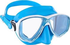 Cressi Marea Mask - Diving and Snorkelling Mask, Blue/White, One Size, Unisex Adult