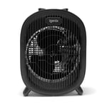 Igenix IG9022 Portable Electric Fan Heater with 2 Heat Settings & Cool Fan Setting, Tip Over Safety Protection, Ideal for Small Rooms, Caravans, Sheds & Garages, Black