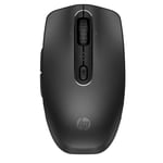 HP 690 Qi-Charging Wireless Mouse | Compatible with Chrome, PC or Mac | Bluetooth | 4000 DPI Multi-Surface Sensor | AES technology | 6 Programmable Buttons | 4-D tilt wheel | 4 Months Battery | Black