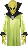 Halloween Unisex Green Alien Lord Costume