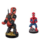 Cable Guy - Marvel "Rear View Deadpool" & Cable Guys - Spider-Man Classic Accessory Holder for Gaming Controllers and Smartphones (Electronic Games////)