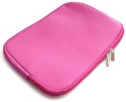 Emartbuy® Hot Pink Water Resistant Neoprene Soft Zip Case Cover Sleeve suitable for Acer Swift 3 Ultrabook 14 Inch (13-14 Inch Laptop/Notebook/Ultrabook)