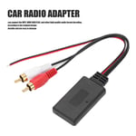 New Car Radio Adapter Stereo 2RCA Wireless AUX Audio Cable For 