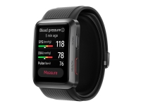 Huawei Watch D - Aluminum - smart klocka med rem - fluoroelastomer - svart - bandstorlek: L - display 1.64 - NFC, Bluetooth - 40.9 g - grafitsvart