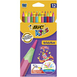 BIC Kids Evolution Colouring Pencils 12 Pack