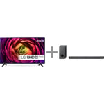 LG UR7300 55" 4K LED TV + LG S90QY 5.1.3 Dolby Atmos Soundbar -tuotepaketti