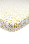 Meyco Home Basic Drap-Housse en Jersey Cheetah pour 1 Personne (Drap de lit avec Jersey Doux, en 100% Coton, Ajustement Parfait grâce à Un élastique Tout Autour, Dimensions : 90 x 200 cm), Miel doré