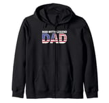 The Legendary Icon, The Mythical American DAD Zip Hoodie
