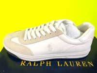 Polo Ralph Lauren mens/youths trainers COURT 100 SK-ATH WHITE UK size 6 RRP £119