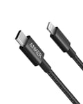 Anker USB C to Lightning Cable New Nylon (6Ft, Mfi Certified) for Iphone 14/14 P