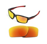NEW POLARIZED REPLACEMENT FIRE RED LENS FOR OAKLEY CHAINLINK SUNGLASSES