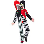amscan Costume d'Halloween 9917863 pour homme - Clown bouffon à deux faces - Multicolore - Taille L