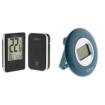 Otio-Thermomètre int/ext sans fil Noir - Otio & Thermomètre d'intérieur bleu - Otio