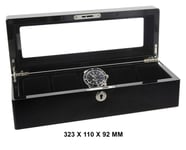 WATCH BOX FOR 5 WATCHES BLACK 323 X 110 92 MM Augusta