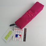 New York Yankees Major League Baseball Pink Soft Pencil Case Holder Zip-Up MLB