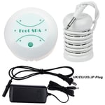 Ionic Foot Bath Detox Machine, Portable Negative Hydrogen Hydrotherapy Instrument, Foot Spa Machine Ion Cleanse Controller Unit for Home Use Beauty Club Salon,White