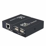120M USB-förlängare 4-ports USB2.0 Hub-förlängare via RJ45 Ethernet USB UTP-förlängningssändare-mottagare