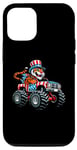 iPhone 15 Patriotic Tiger 4th July Monster Truck American Case