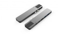 HyperDrive Net 6-in-1 USB-C Hub (Macbook Pro) - Sølv