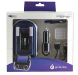 Bigben Interactive Pack 1 - Kit D'accessoires - Noir, Titane, Bleu Foncé - Pour Sony Playstation Portable (Psp Go) N1000 Série
